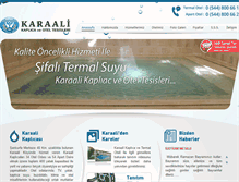 Tablet Screenshot of karaalikaplicalari.com